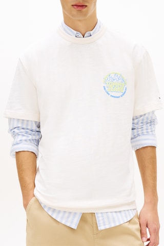 T-shirt relaxed - Blanc