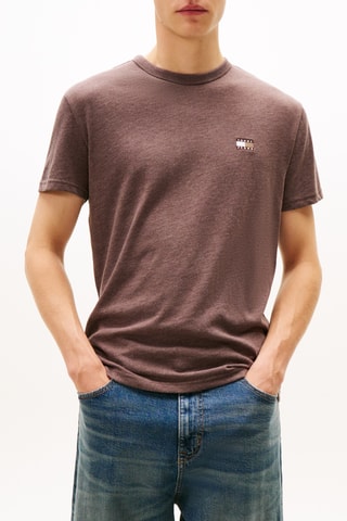 T-shirt regular - Marron