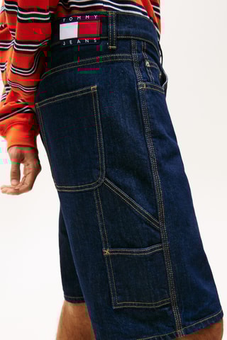 Calções de ganga - Azul