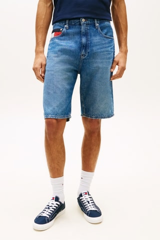 Calções de ganga - Azul