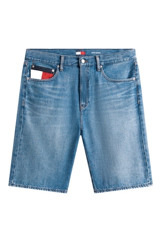 Calções de ganga - Azul