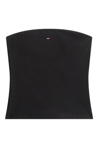 Crop top bustier slim - Noir