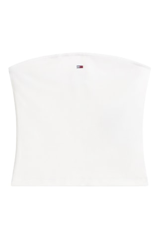 Crop top bustier slim - Blanc