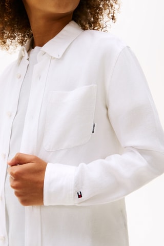 Chemise relaxed en lin - Blanc