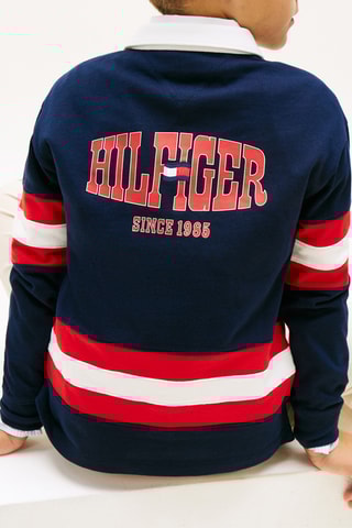 Polo - Bleu marine et rouge