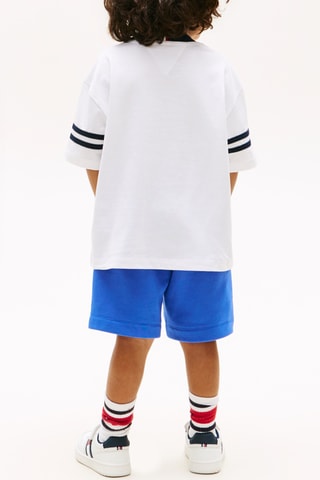 T-shirt et short - Blanc et bleu foncé