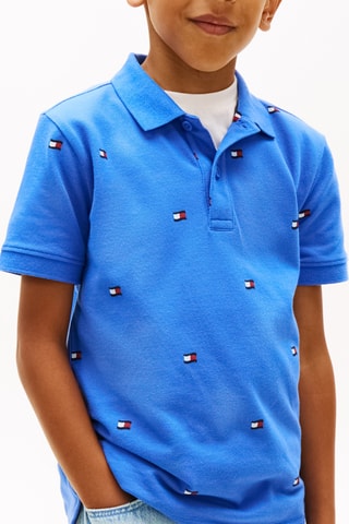 Polo regular - Bleu