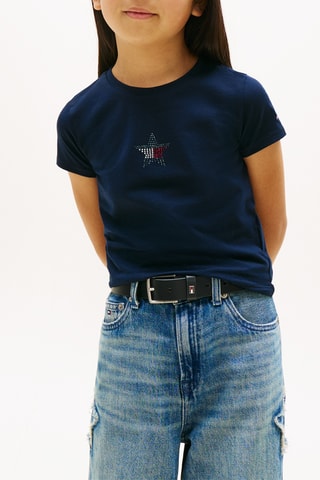 T-shirt slim - Bleu marine
