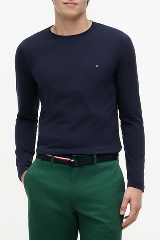 T-shirt slim - Bleu marine