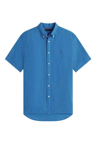 Chemise regular en lin - Ciel