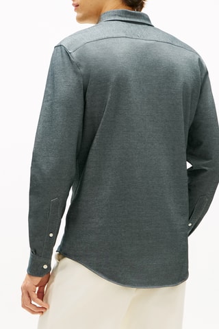 Chemise regular - Bleu marine chiné