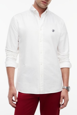 Chemise regular - Blanc
