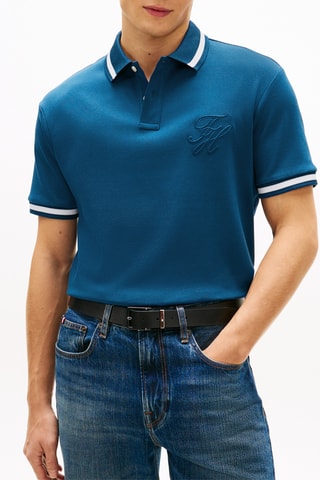 Polo regular - Bleu électrique