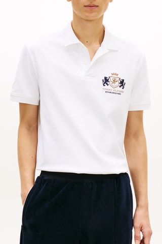Polo regular - Blanc