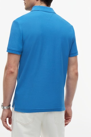 Polo regular en coton biologique - Ciel