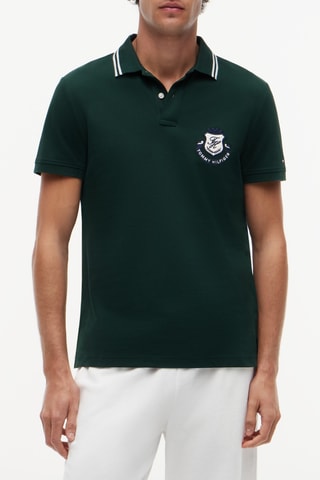 Polo regular en coton biologique - Vert