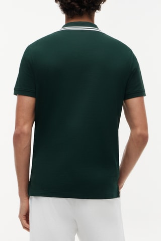 Polo regular en coton biologique - Vert