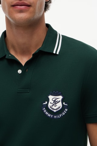 Polo regular en coton biologique - Vert