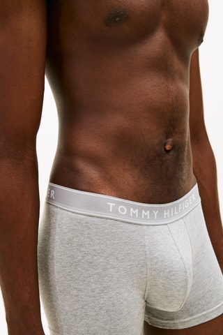 3 boxers - Bleu, blanc et gris chiné