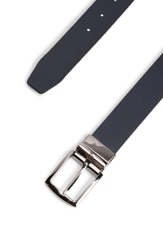 Ceinture en cuir - Bleu marine
