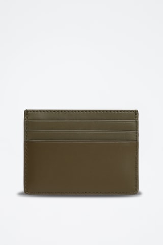 Porte-cartes en cuir - Vert foncé