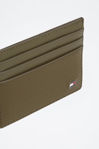 Porte-cartes en cuir - Vert foncé