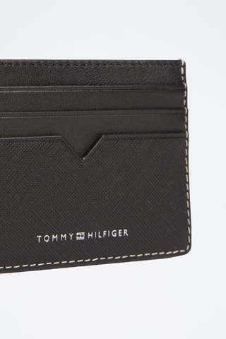 Porte-cartes en cuir - Noir