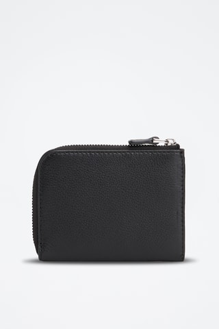 Porte-monnaie en cuir - Noir