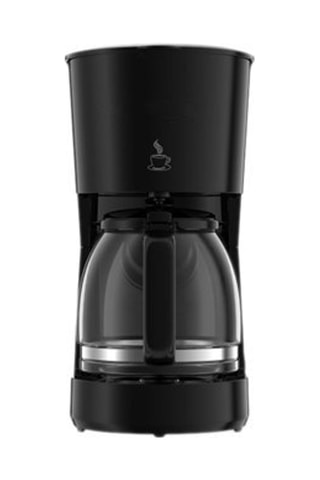 Caffettiera elettrica - 1,5 l - 750 W - Argentato e nero