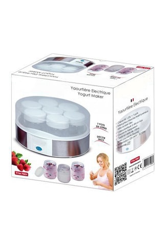Yougurtiera elettrica - 7 vasetti 150 ml - 15 W