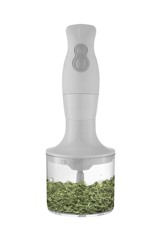 Frullatore a immersione - 500 ml - 250-300 W - Bianco e grigio