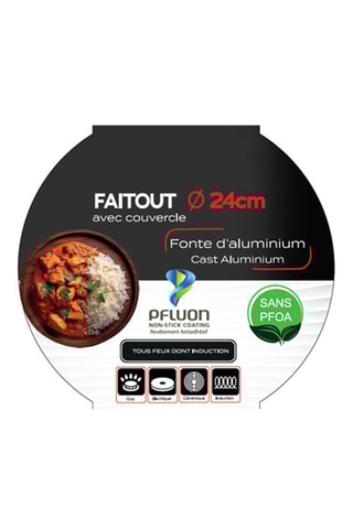 Pentola in ghisa di alluminio - 24 cm