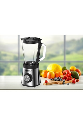 Blender - 500 W - 2 snelheden - Grijs en zwart