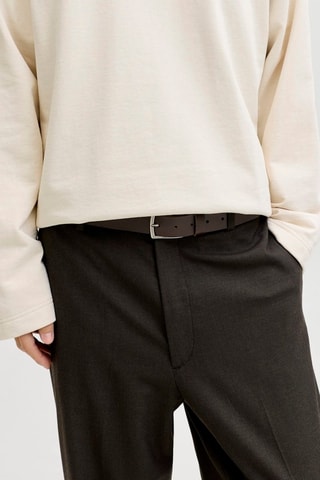 Ceinture en cuir - Marron