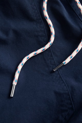 Pantalon regular en coton biologique - Bleu marine
