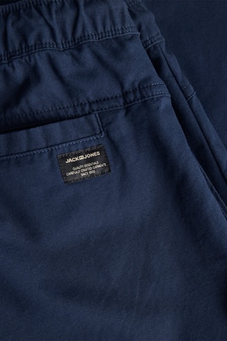 Pantalon regular en coton biologique - Bleu marine