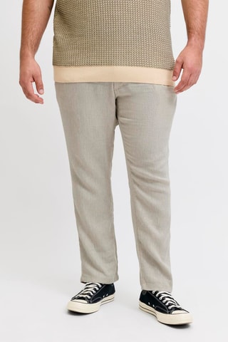 Pantalon loose en lin - Vert 