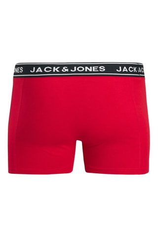 3 boxers en coton biologique - Rouge et bleu marine