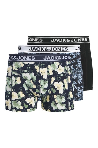 3 boxers en coton biologique - Noir