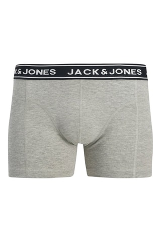 5 boxers en coton biologique - Bleu marine et rouge
