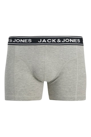 5 boxers en coton biologique - Bleu marine et rouge
