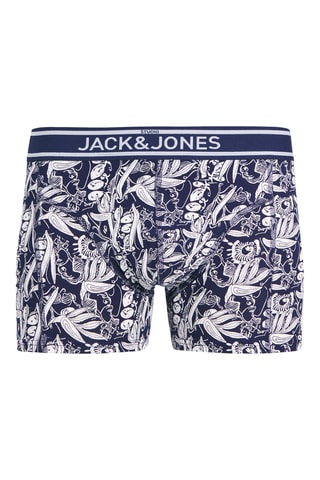 3 boxers - Marron et bleu foncé