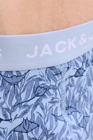 3 boxers en coton biologique - Bleu et vert