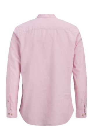 Chemise slim en lin - Rose