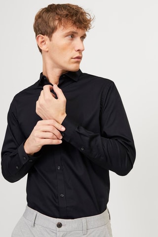Chemise slim - Noir 