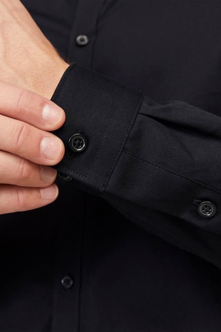 Chemise slim - Noir 