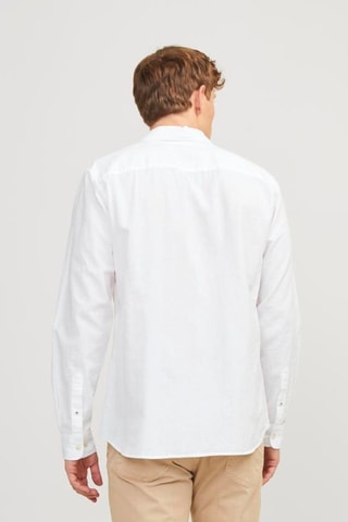 Chemise regular en lin - Blanc