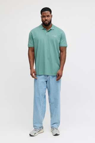 Polo en coton biologique - Turquoise