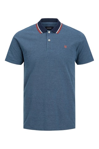 3 polos slim - Jaune et bleu