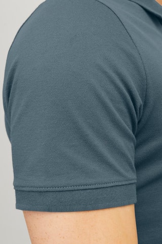 Polo regular - Bleu-gris